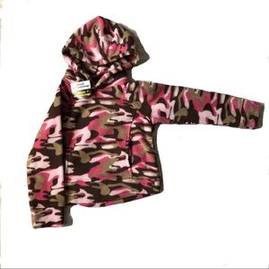 Kids 5Y Camo Thick Winter Hoodie Not Used